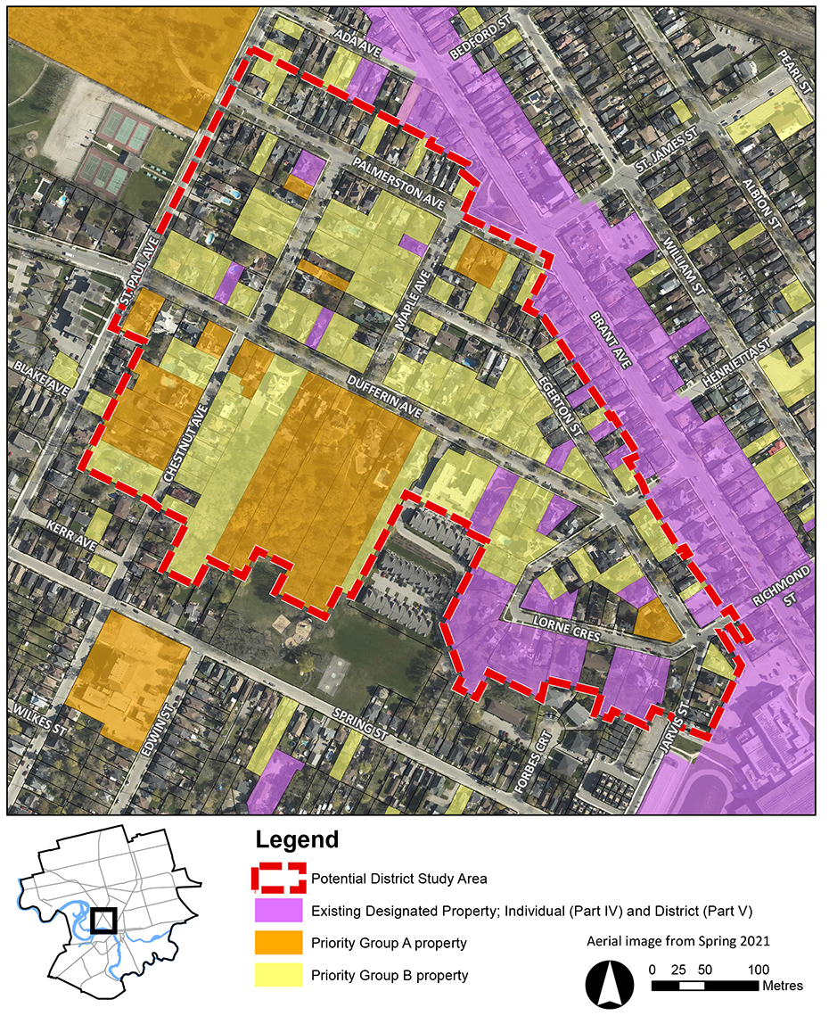 Dufferin Avenue, Lorne Crescent, and Neighbourhood